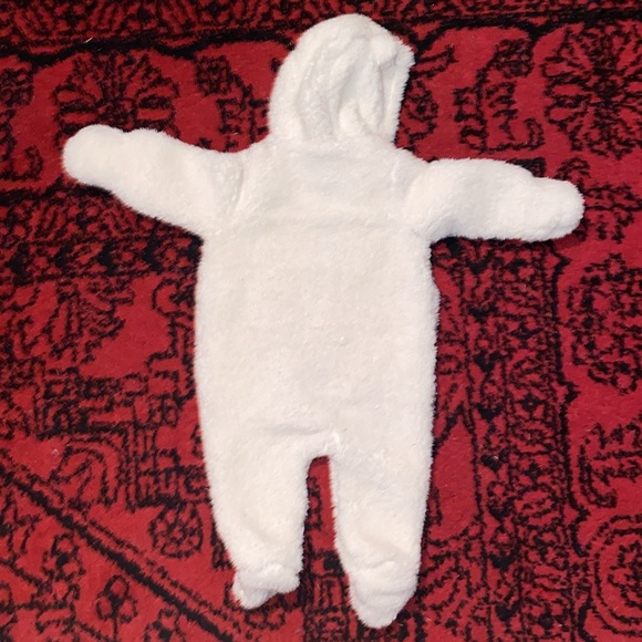 Baby Gap Bear Ears Sherpa Fleece Bunting - Picture 2 of 2